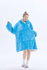 HOODIE HUG Blanket Blue