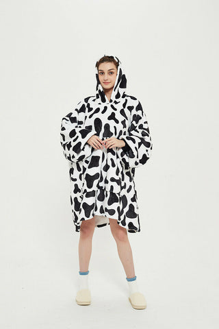 HOODIE HUG Blanket Cow