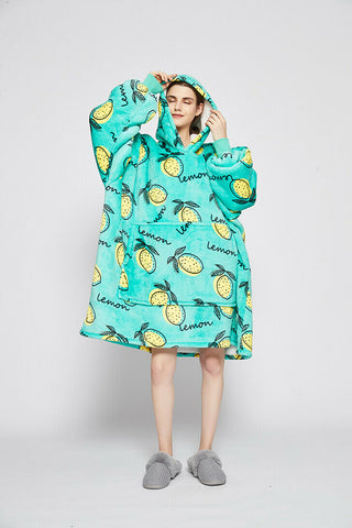 HOODIE HUG Blanket Lemon