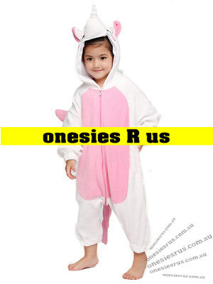 Kids Unicorn Onesie (Pink)