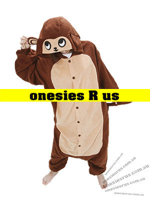 Kids Monkey (Brown) Onesie