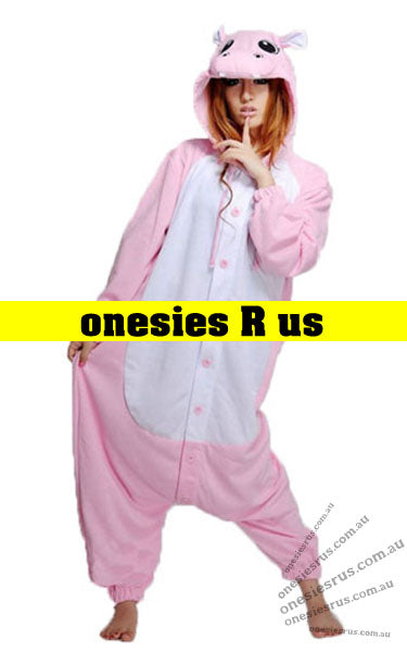 Hippo (Pink) Onesie