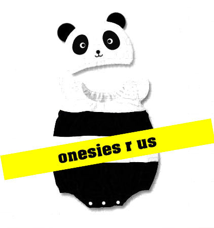 Panda Baby Onesie Romper