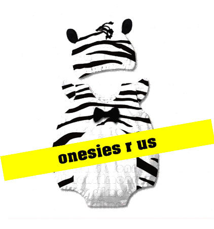 Zebra Baby Onesie Romper