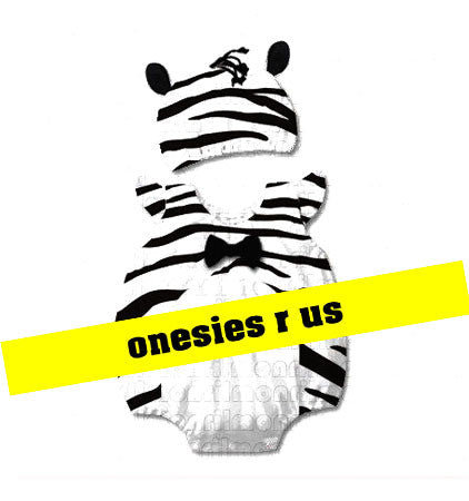 Zebra Baby Onesie Romper